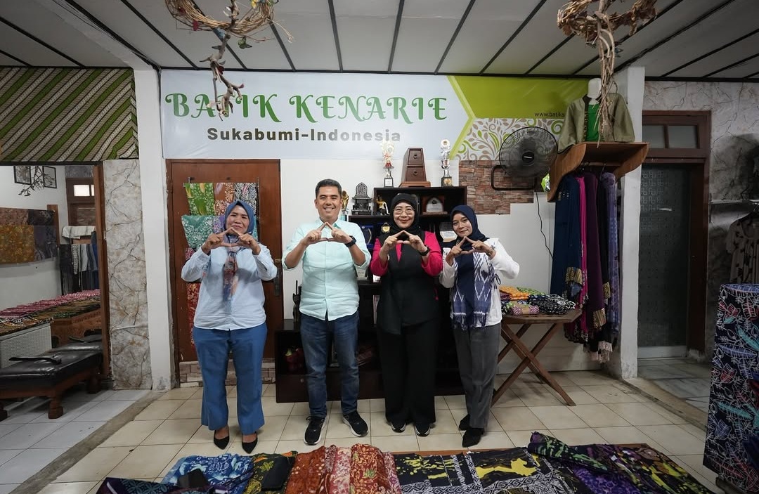 Ketua Dekranasda Kota Sukabumi Bangga dengan Keunikan dan Daya Saing Batik Lokal