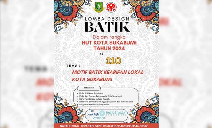 Berhadiah Jutaan Rupiah, Yuk Ikuti Lomba HUT ke-110 Kota Sukabumi